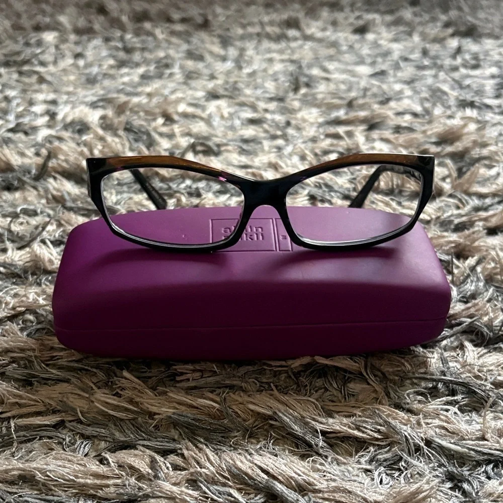 Stylish Black and Brown Glasses Frame by Alain Mikli, Limited Edition